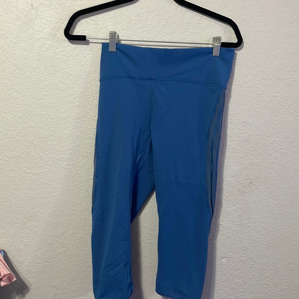 Blue Lululemon Capris